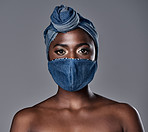 Wearing a mask won't take away from your beauty, it adds to it