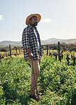 A farmer's days are filled with hope