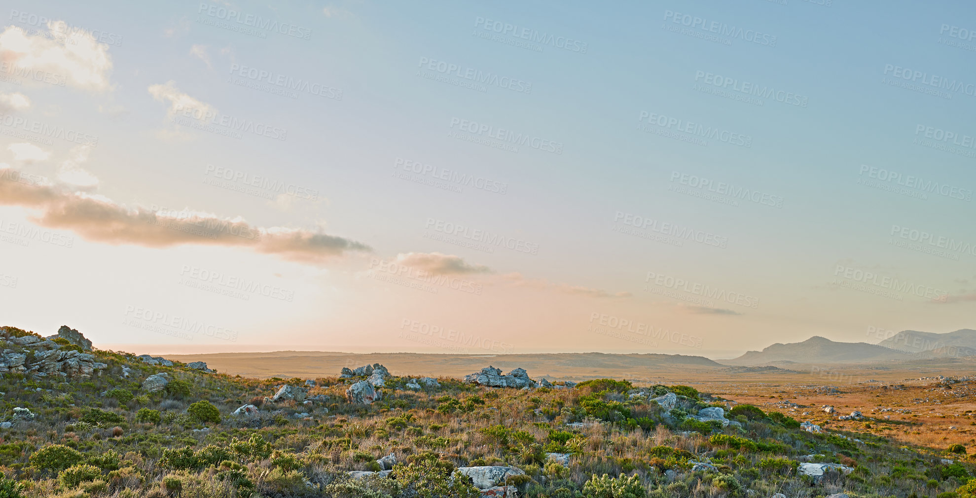 Buy stock photo The wilderness of Cape Point National Park, Western Cape, South Africa