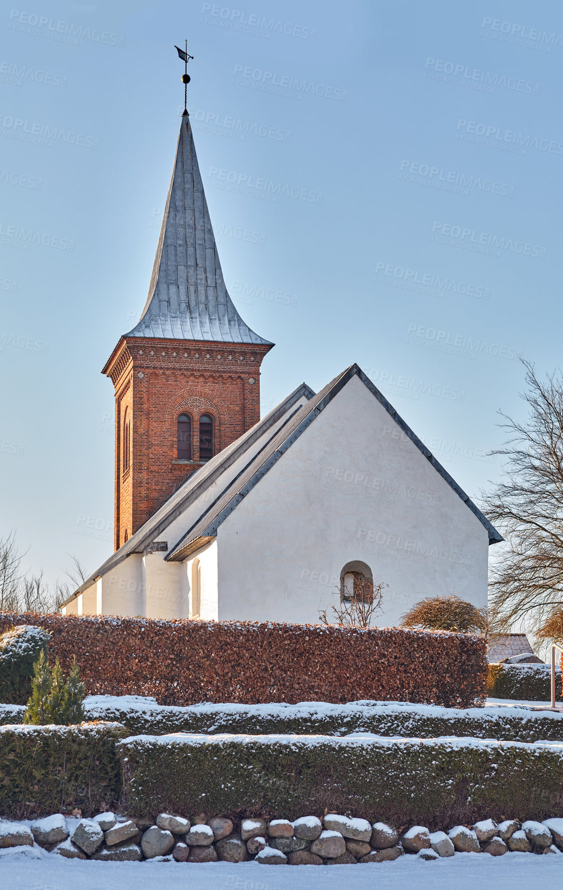 Buy stock photo Denmark in winter