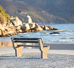 Rocky coastline of the CampÂ´s Bay, Western Cape