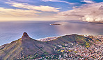 A photo of Lions Head and surroundings