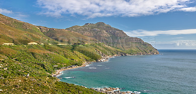 Buy stock photo A photo a picnic area near Shapmanns Peak Road, Cape Town, South Africa