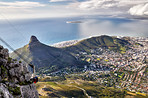 A photo of Lions Head and surroundings