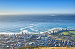 Aerial panorama photo of Cape Town