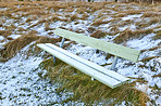 Danish Winter landscape by the coast of Kattegat