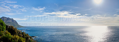 Buy stock photo A photo a picnic area near Shapmanns Peak Road, Cape Town, South Africa