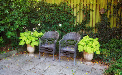 Buy stock photo The private spot of the Gardener - the beauty of garderning 