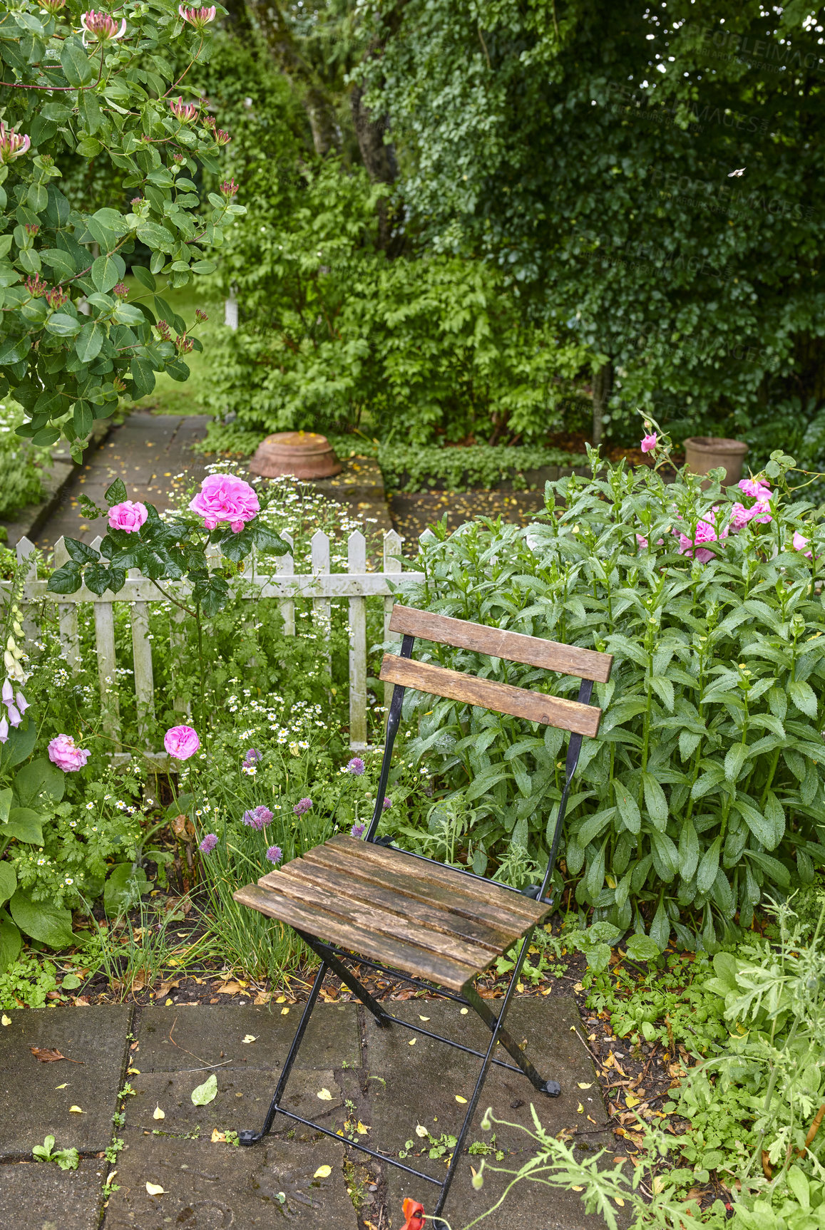 Buy stock photo The private spot of the Gardener - the beauty of garderning 