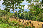 Countryside, farmland and forest - close to Lyon, France