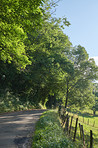 Countryside, farmland and forest - close to Lyon, France