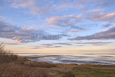 Buy stock photo Beaceful beach, coast and ocean