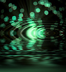 Rippled green background (room for text)