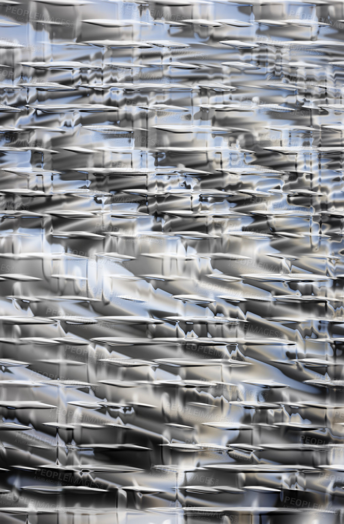 Buy stock photo Silver ripples - useful as background