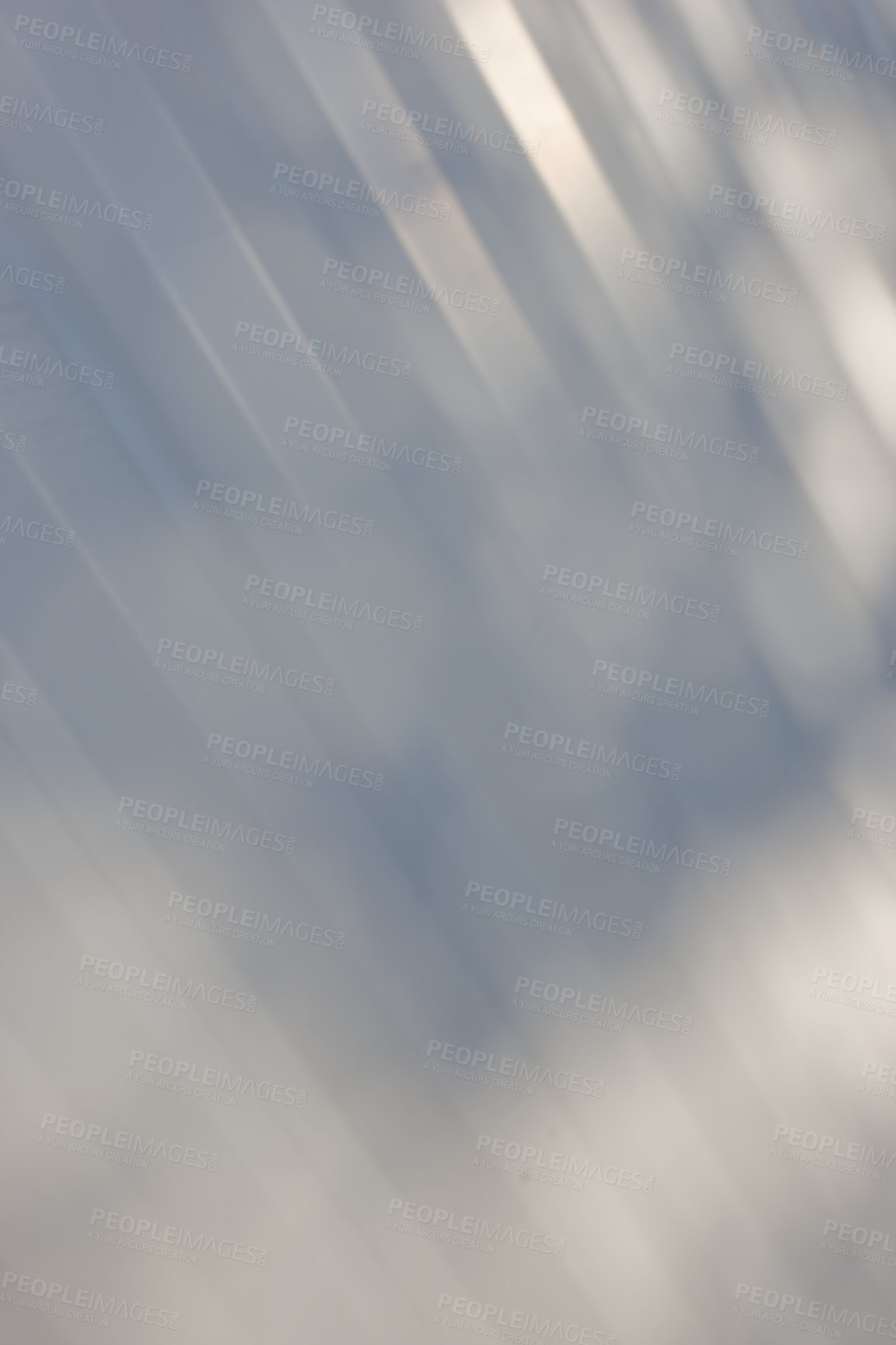 Buy stock photo Grey background and copy space with sunlight rays shining through room or on a wall with texture or pattern detail. Closeup and bokeh of motion effect on wallpaper and copyspace of sunrays and light