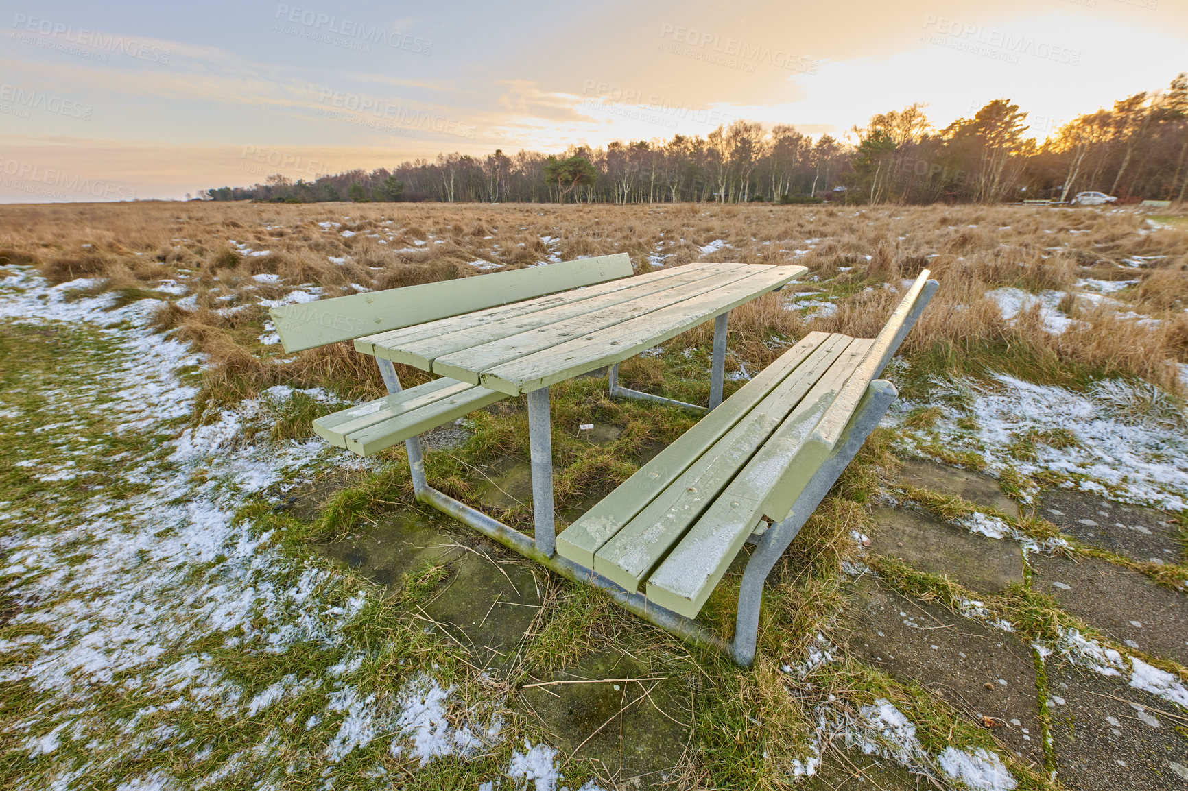 Buy stock photo Photos of Danish winter by the coast of Kattegat.