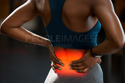 She\'s picked up a lower back injury