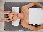 Relaxing the mind and body through the scalp