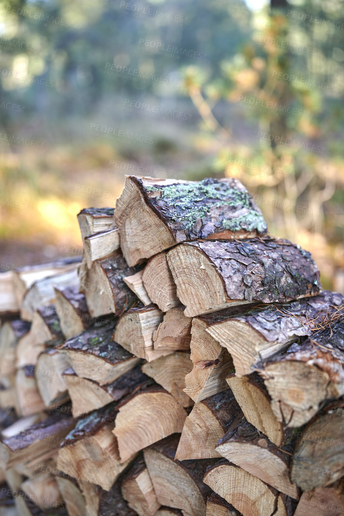 Buy stock photo Firewood