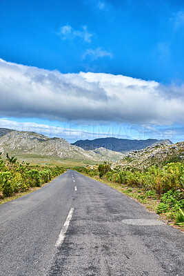 Buy stock photo A road from here to there