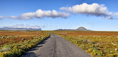 Buy stock photo A road from here to there