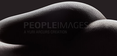 Buy stock photo Shot of a muscular man posing against a studio background