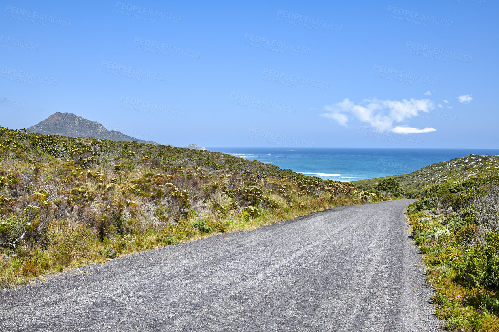 Buy stock photo A road from here to there