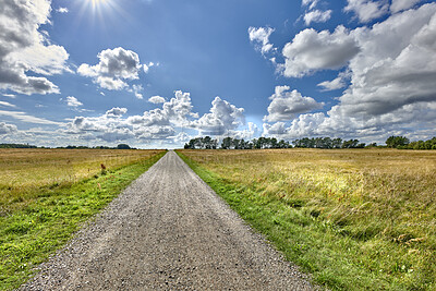 Buy stock photo A road from here to there