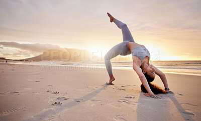 Fitness Exercise Yoga Beach Young Woman Doing Spiritual Chakra Zen Stock  Photo by ©PeopleImages.com 623854142