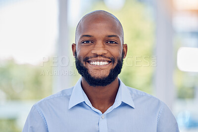 Buy stock photo Shot of a young businessman at work
