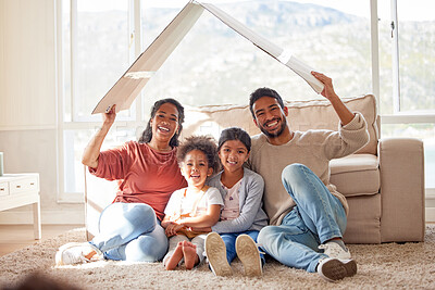 Buy stock photo Insurance is important. Make sure your family is covered. Take out an insurance policy today for peace of mind. The right cover will keep a roof over your head in the event of an accident or injury