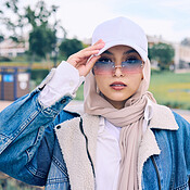 Back image girls  Muslimah photography, Cute girl with glasses, Cute  girl poses