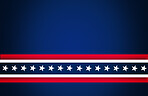 Flag, america and background with stars and stripes to represent a nation, country or patriotism in war or competition. Wallpaper, government and internation with a symbol of the usa closeup