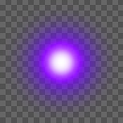 Blue digital lens flare or beam isolated on png or transparent background,  mockup space and ray of light with star. Spark, flash and abstract with  sparkle, glow and shine, bright and flashing
