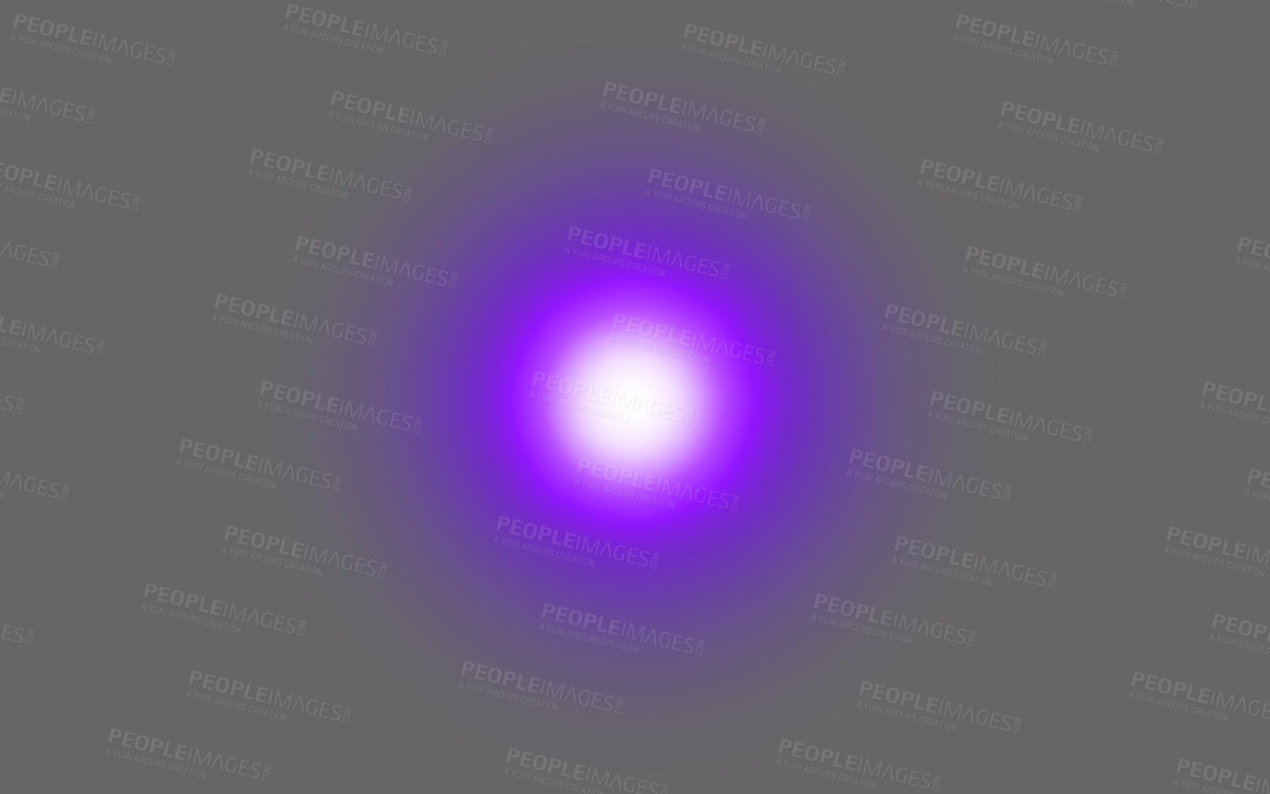 Buy stock photo Digital lens flare, purple beam of light isolated on png or transparent background, solar art and sun design. Flash, spark and bright with glow, circle or ring with ray or gleam, lighting and neon