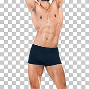 Chest Exercise in Underwear Stock Photo - Image of lifestyles, build:  61199116