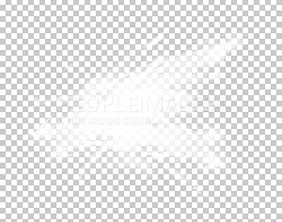 Buy stock photo White cloud, smoke puff or cloudy design of steam or gas, foggy mist explosion with a powder spray. Messy puff of element texture isolated on transparent or png image format background