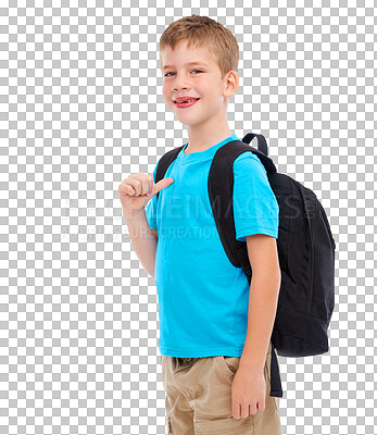 child pointing to himself