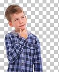 An imaginative young deep in thought and wonder as he plans and daydreams about his fantasy ideas, set against a transparent PNG background.