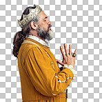 Shot of a mature Victorian king isolated on a png background