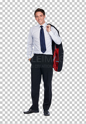 Buy stock photo Success, corporate and portrait of business man on isolated, png and transparent background. Manager, professional ceo and happy male entrepreneur with confidence, positive mindset and leadership