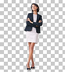 PNG of Studio portrait of a successful businesswoman posing.