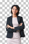 PNG of Studio portrait of a successful businesswoman posing 