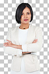 PNG Studio shot of a confident young businesswoman posing 