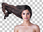 Studio shot of a beautiful young woman posing isolated on a png background