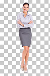 PNG Full length studio shot of an attractive young businesswoman.