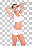 PNG Studio portraitt of a fit young woman