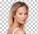 PNG of a stunning young woman looking over her shoulder at you