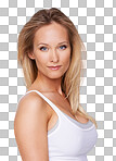 PNG Portrait of a beautiful blond woman