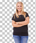 PNG Portrait of a confident woman posing in the studio